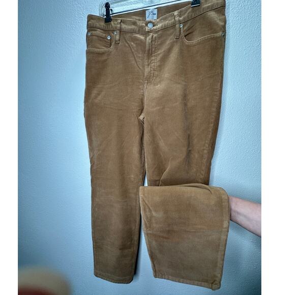 NWT J Crew Golden Brandy Vintage Slim Straight Corduroy Pants 32 / 12 - Picture 2 of 16